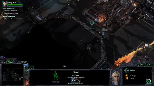 Starcraft II: Nova Covert Ops (Mission Pack #1) - Mission 1: Escape [Brutal] смотреть онлайн