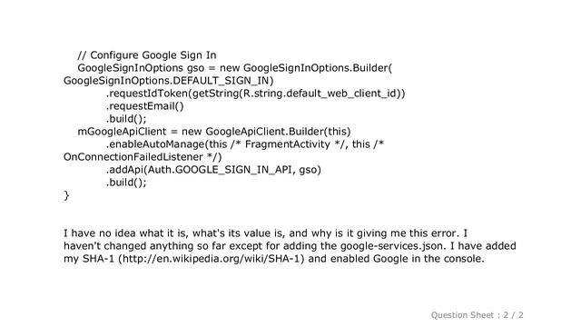 Android : Cannot resolve symbol default_web_client_id in Firebase's Android Codelab смотреть онлайн