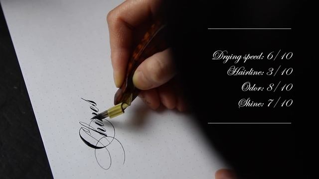 Sumi Ink Review for Calligraphy and Handlettering by Master Penman Connie Chen смотреть онлайн