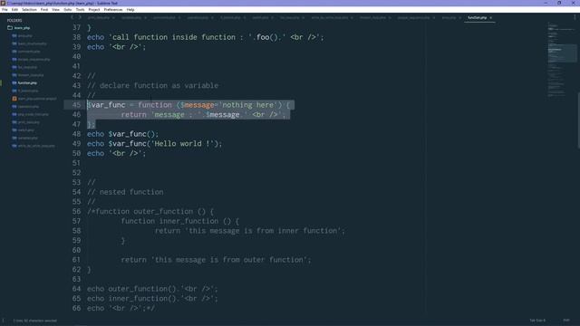 Learn PHP - Part 15 | Function смотреть онлайн