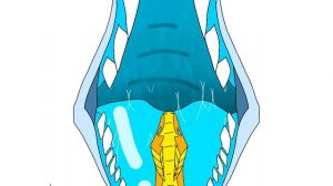 Dragon mouth animation loop || dragon vore