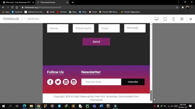 Memorial: Free Bootstrap 4 HTML5 Education Website Template смотреть онлайн