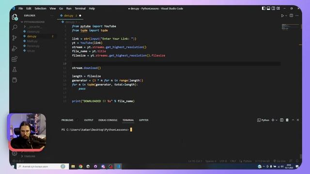 PYTHON ILE BASIT CMD OYUNLARI YAPALIM смотреть онлайн