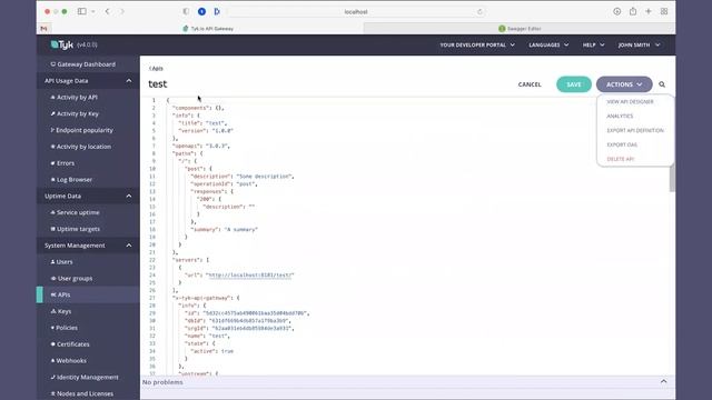 Creating an API with Open API Specification (OAS) in Tyk смотреть онлайн