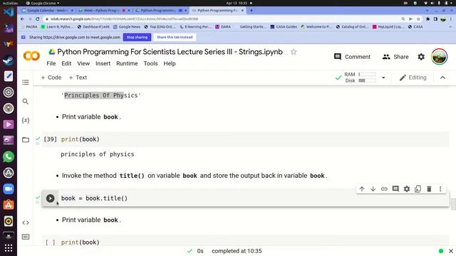 A brief introduction to strings for Python programming language (13-04-2022) смотреть онлайн