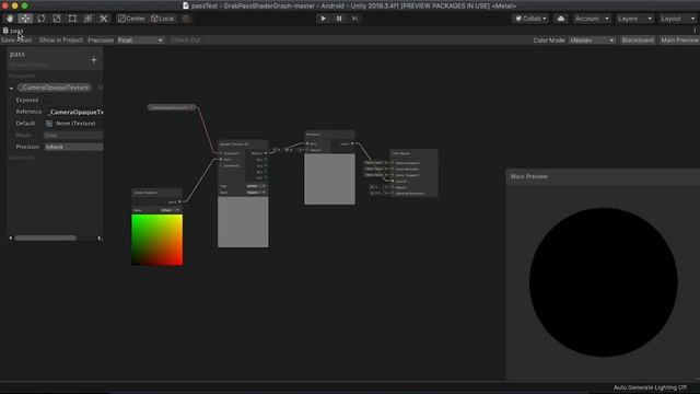 Grab Pass with Shader Graph and URP in Unity смотреть онлайн