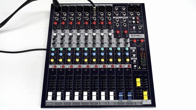 How to use aux outputs on a Soundcraft EPM8 Mixer смотреть онлайн