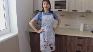 Шьем модный фартук для кухни!