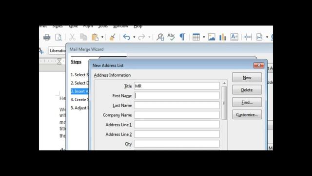 Libre office writer Mail merge (now create one letter for many recipients) смотреть онлайн