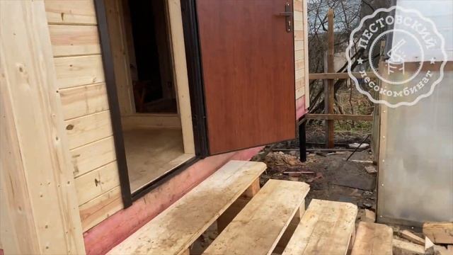 Строительство бани поэтапно на примере проекта 4х5 с мощной печью +отзыв Заказчика. Санкт-Петербур смотреть онлайн
