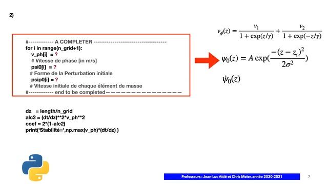 L3 Phys - Python : Propagation d'une onde sur une corde dans un milieu inhomogène part III смотреть онлайн