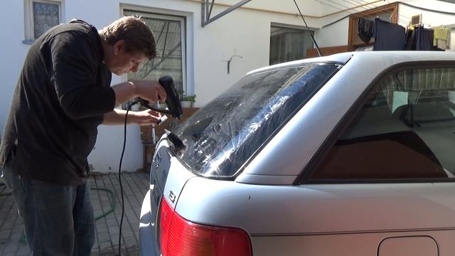 Тонировка Крышки багажн AVANT AUDI A6  C4 самому 2015