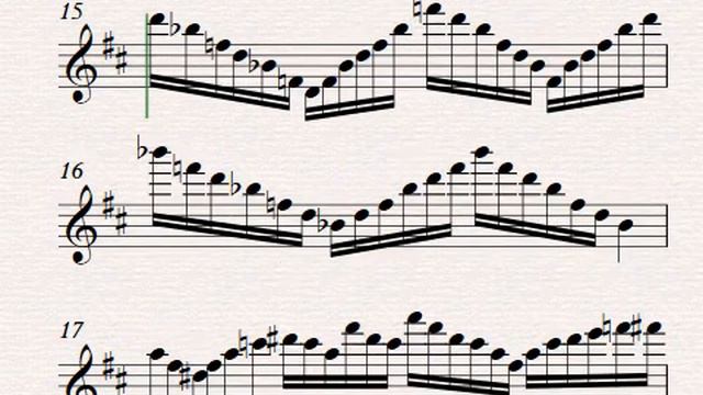 Jason Becker - Serrana Arpeggios - VIOLIN slow