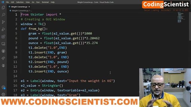 Lesson 22 Funny Python Weight Converter смотреть онлайн