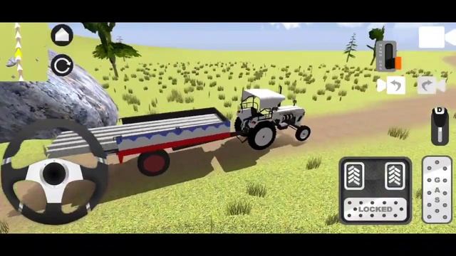 Real Echer Tractor off-road Drawing || Indian Tractor Simulator Lite || Android games смотреть онлайн
