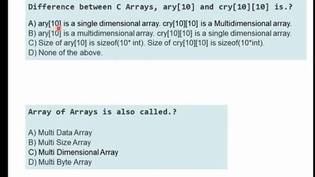 mcq arrays&matrices. By Fr Denzil Lobo SJ смотреть онлайн