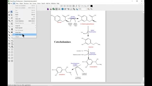 Exporting And Importing In ChemDraw