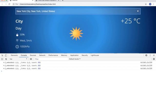 Weather JS City Suggestions Part 2 смотреть онлайн
