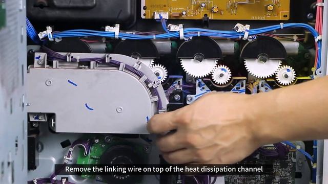 How to replace the damaged toner supply pump of Ricoh MPC2011 copier смотреть онлайн