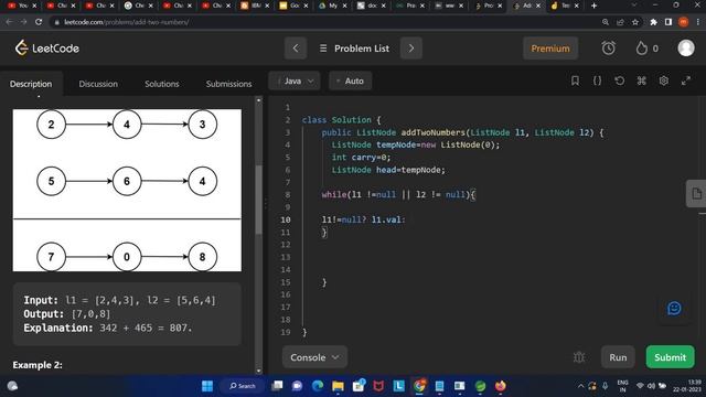 LeetCode | Add Two Numbers| Coding Interview Practice смотреть онлайн
