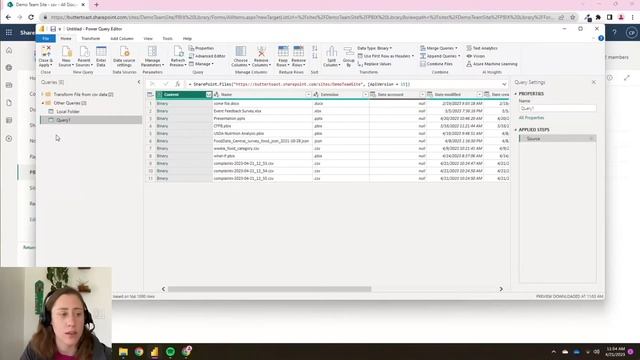 How to change your source FOLDER from local to SharePoint Online in Power BI смотреть онлайн