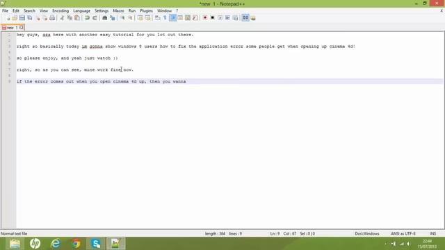 How to Fix Application Error When Opening Cinema 4d (Windows 8) смотреть онлайн