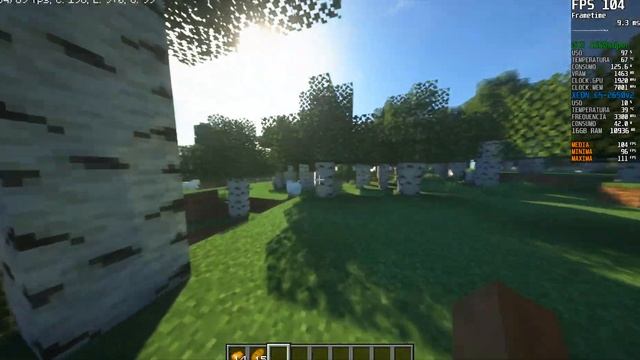 Xeon E5-2650v2 GTX 1660super | Minecraft