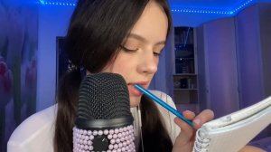 АСМР ? ПОДДЕРЖКА ПЕРЕД ЭКЗАМЕНАМИ от ВЛЮБЛЁННОЙ ОДНОКЛАССНИЦЫ ? / ASMR