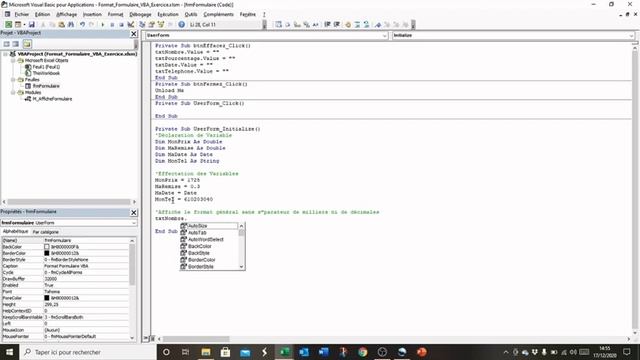 ✅ EXCEL VBA GRATUIT : Les Formats Numériques dans les Formulaires VBA ? смотреть онлайн