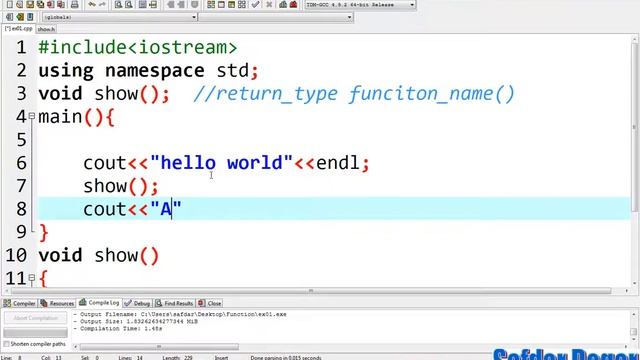 How to Call Function in C++ | Function Calling in C++ With Example(Urdu/Hindi) | C++ Tutorial смотреть онлайн