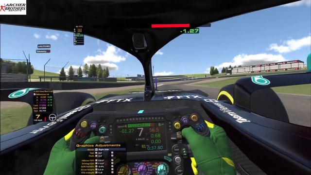 Mercedes - AMG F1 W12 E Performance - Knockhill - FIRST TRY And LOOKAROUND IRacing VR Oculus RiftS