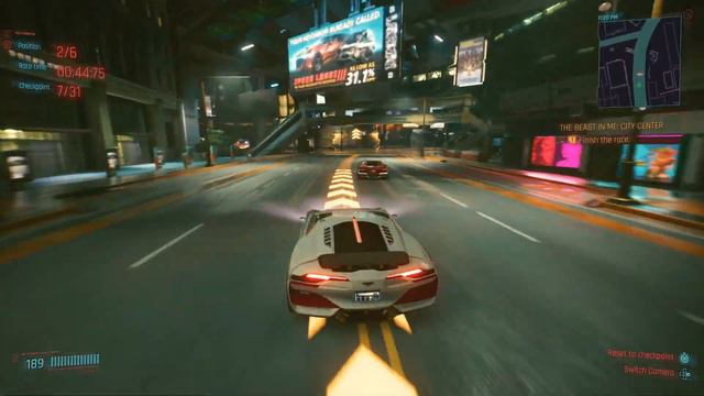 The Beast in Me City Center Race Playthrough, Cyberpunk 2077 смотреть онлайн