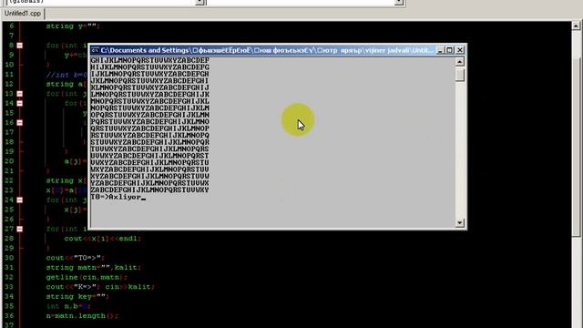 Vijiner jadvali yordamida shifrlash dasturini tuzish. Eng hursand qiladigan ??? qolib ketmasin! смотреть онлайн