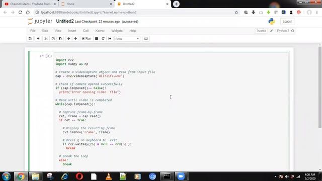 how to play video using python(opencv) смотреть онлайн