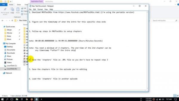 How to add chapters using MKVToolNix to skip intros in episodes
