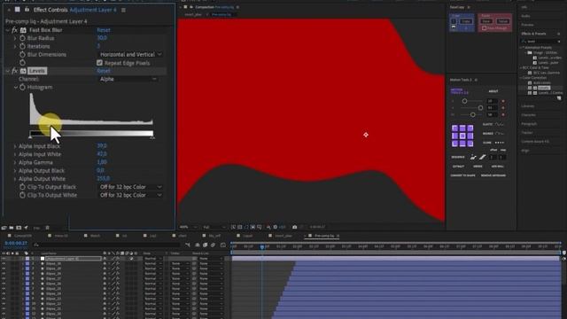 Как сделать жидкий инверсный прогресс бар в Афтер Эффектс / Урок инфографики After Effects смотреть онлайн