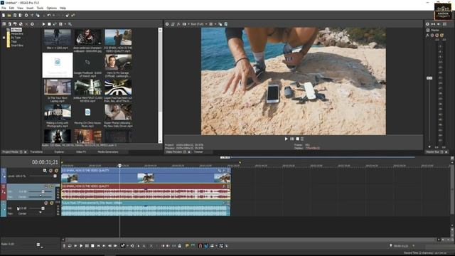 How to Add Background Music | VEGAS Pro Tutorial | #vegaspro #tutorial смотреть онлайн