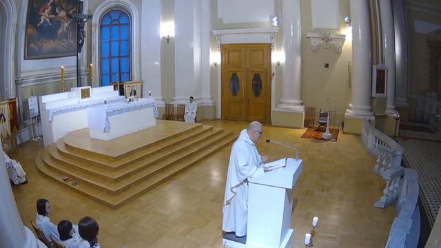 Проповедь о.Павла Крупы в Торжество Благовещения 25 03 2023 смотреть онлайн