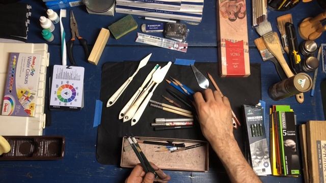 Materiais de Pintura e Desenho que vou usar no Curso Preparatório na Repin Academy смотреть онлайн