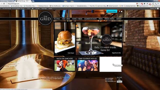 The Grid Chicago Restaurant - Swapping Images In WordPress смотреть онлайн