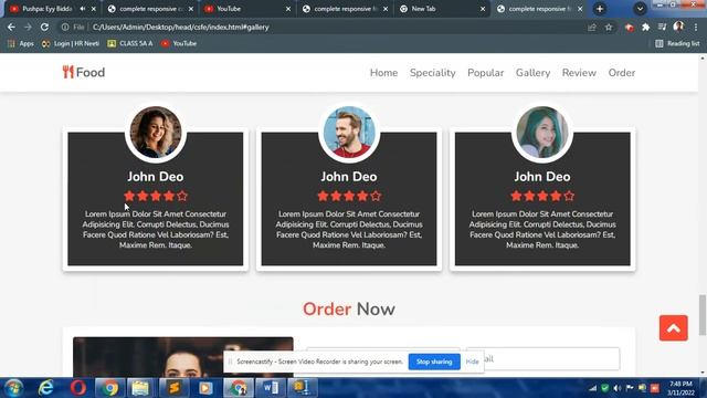 Making Website of Food... смотреть онлайн