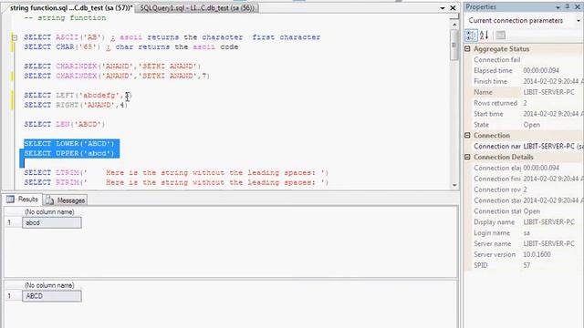 Part 11 String Function in Sql in Hindi смотреть онлайн