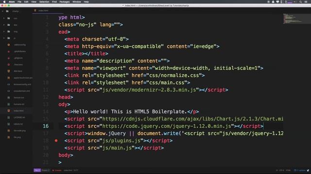 ChartJS Tutorials #1 - Getting Setup смотреть онлайн