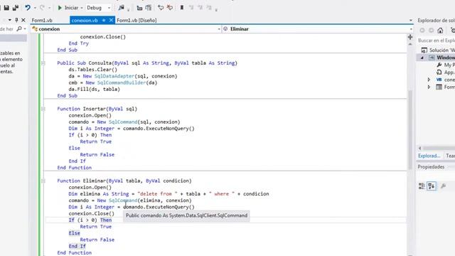 Clase para insertar, modificar, eliminar y buscar datos en VB.net y SQL Server - Parte 2 смотреть онлайн