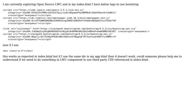 Salesforce: Working with bootstrap in open source LWC смотреть онлайн
