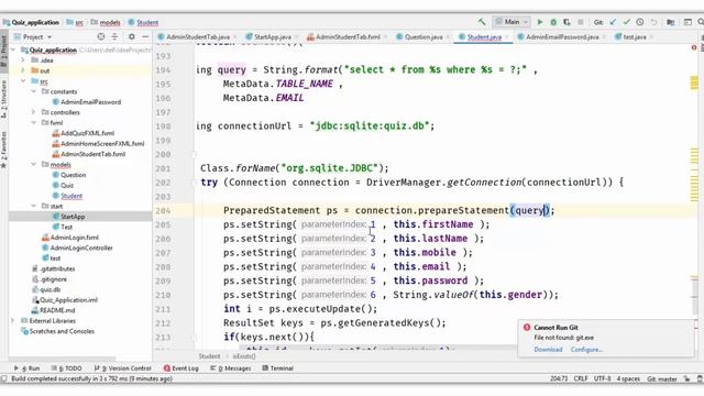 #39. Cheaking User Already Registered or not | Javafx Quiz Application смотреть онлайн