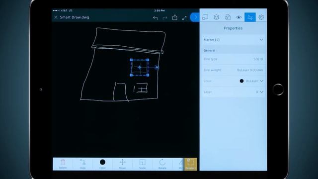 Autocad Mobile - Pencil Sketching смотреть онлайн