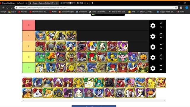 Best PvP Digimon Tier List!!! // Mid March // Digimon ReArise смотреть онлайн