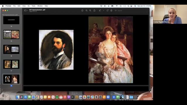 Grant Wood's Impressionist artwork смотреть онлайн