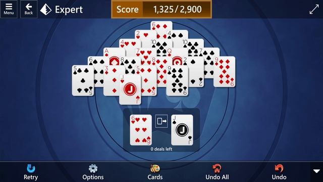 Microsoft Solitaire Collection: Pyramid - Expert - June 16, 2021 смотреть онлайн
